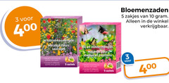  3 5 10 19 400 mengsel pour bloemenzaden zakjes 