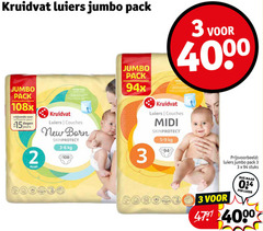  2 3 15 kruidvat luiers jumbo pack 400 pour dagen mini new born skinprotect 3-6 midi stuks luier 