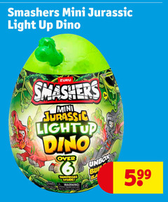  46 mini jurassic light up dino lightup funbox bui surprises inside warning choking small pat 