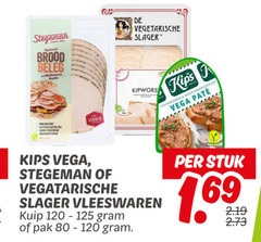  120 stegeman brood beleg r vegetarische slager kruiden bospaddenstoelen vega kips vleeswaren kuip pak stuk 