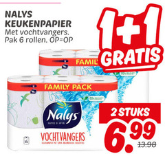 1 2 6 80 nalys keukenpapier vochtvangers pak rollen family pack inspired by super absorberende stuks 99 