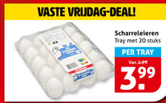  20 vaste vrijdag deal scharrel eieren voordeel scharreleieren tray stuks 5.99 