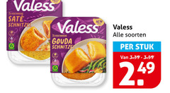  valess 2x vegetarische sate schnitzel gouda soorten stuk 