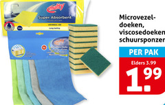  multy super absorbent universal use lasting microfibre cloths microvezeldoekjes microvezel doeken schuursponzen pak elders 3.99 