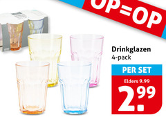  4 drinkglazen pack elders 