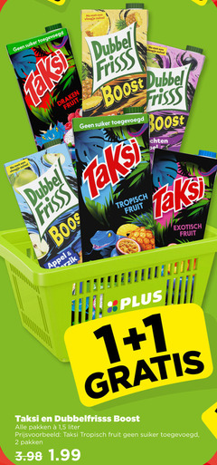  1 2 vleugje zuivel suiker dubbel draken fruit frisss boost appel tropisch theelichten exotisch taksi dubbelfrisss pakken 5 liter 