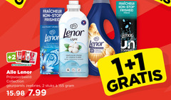  1 2 stop fresh schudden lenor parfum linge perles geurbooster light fraicheur longue milde katoen collection geurparels zeebries stuks wasmiddel 4x 