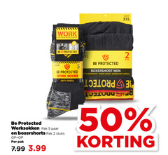  2 5 50 work socks sokken chaussettes socken be protected 46 anti press pack xl boxershort men heren boxers homme boxershorts werksokken pak paar stuks 3.99 size xxl 