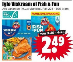klik op dit plaatje voor een vergroting en voor vergelijkbare aanbiedingen gerelateerd aan
300 iglo fish fun vissticks pak familieverpakking krokant 300 iglo fish fun vissticks pak familieverpakking krokant