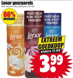  lenor geurparels bus stop voordeel schudden parfum linge perles ambre geurbooster jasmin rose extreem elders 3.99 