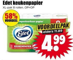  8 edet keukenpapier xl pak rollen voordeel papier bearing elders 