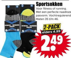  2 35 46 sportsokken fitness running naadloze pasvorm vochtregulerend maten pack elders socks 