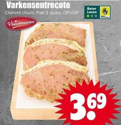  3 pak stuks vleeschmeesters beter leven 
