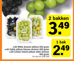  1 2 400 500 sable blauwe druiven witte pitloos score cotton sweet zacht ge bakken pitloze bak 