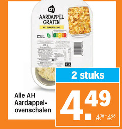  2 200 500 aardappel gratin geraspte kaas nutri score ports ovenschalen stuks 