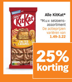  25 nouveau new nestle at kitkat m.u.v assortiment varieeren nutri score salted caramel 