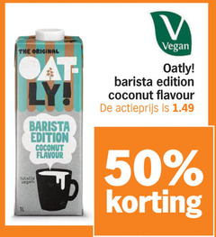  50 original totally barista edition coconut flavour oatly actieprijs 