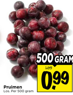  500 pruimen 