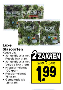  100 jonge gemengde sla kropsla rucola slamelange luxe slasoorten bladsla veldsla kropslamelange rucolamelange 1 99 