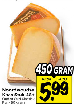  450 noordwoudse kaas stuk 48 oud klassiek 5.99 