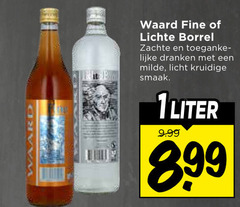  1 waard fine lichte borrel zachte dranken milde licht kruidige liter 8 99 