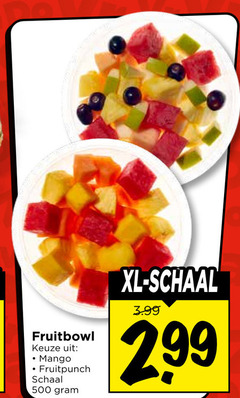  500 mango fruitpunch schaal xl 3.99 