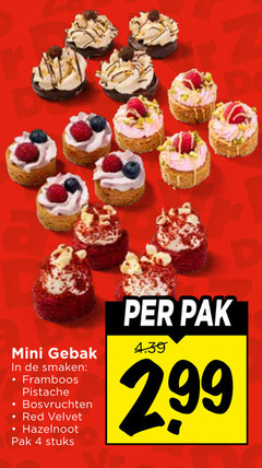 klik op dit plaatje voor een vergroting en voor vergelijkbare aanbiedingen gerelateerd aan
4 mini gebak smaken framboos pistache bosvruchten red velvet hazelnoot pak stuks 4 mini gebak smaken framboos pistache bosvruchten red velvet hazelnoot pak stuks