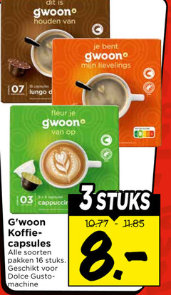  gwoon dolce gusto capsules 3 16 lievelings lungo fleur cappuccino koffie soorten pakken stuks machine 
