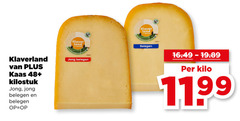  kaas klaver land belegen klaverland jong 48 kilo 