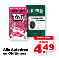  oldtimers autodrop drop snoep 2 9 be bosvruchtrode cadillacs anno scheepsknopen karakter stuks 