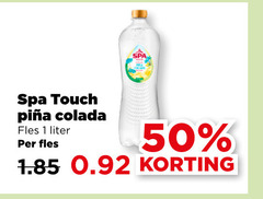  1 50 spa touch colada fles liter 