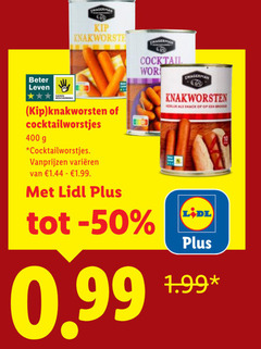  400 beter leven kip knakworsten cocktailworstjes varieeren zwagerman cocktail snack brood 