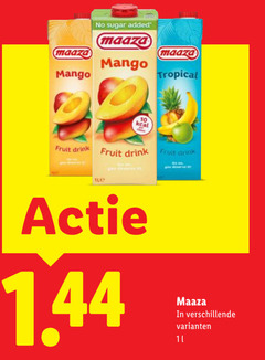  1 10 sugar added maaza mango tropical fruit drink you it le l 