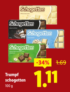  schogetten chocolade 100 white chocolate alpine with 