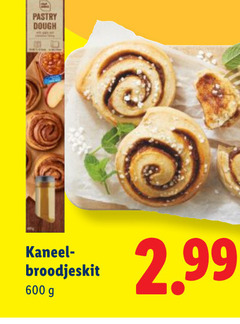  600 pastry dough kaneel 