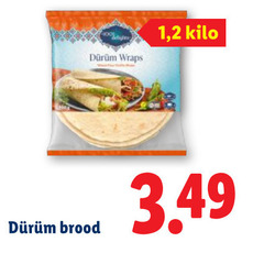  wraps 1 2 kilo brood 