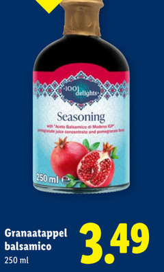  250 delights seasoning with aceto balsamico modena juice concentrate and pomegranate to ml granaatappel 