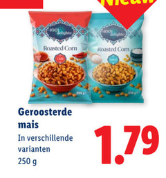  250 roasted corn geroosterde mais 