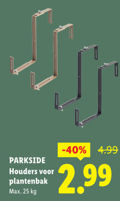  25 parkside houders plantenbak 