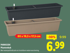 klik op dit plaatje voor een vergroting en voor vergelijkbare aanbiedingen gerelateerd aan
80 19 5 17 cm parkside plantenbak waterpeilindicatie instelbare watervoorziening 80 19 5 17 cm parkside plantenbak waterpeilindicatie instelbare watervoorziening