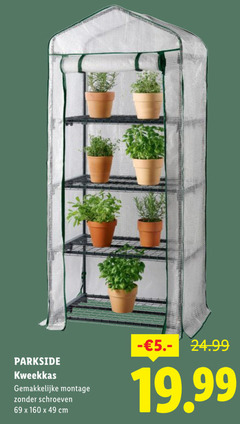  69 160 parkside kweekkas montage schroeven cm 