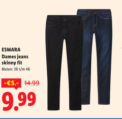  36 46 esmara dames jeans skinny fit maten 
