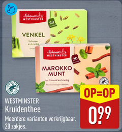 westminster thee 20 venkel lichtzoet kruidig theezakjes people nature kruidenthee marokko munt verfrissend marokkaanse stijl meerdere zakjes 