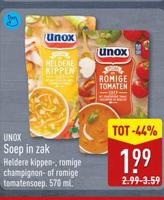 klik op dit plaatje voor een vergroting en voor vergelijkbare aanbiedingen gerelateerd aan
unox soep heldere kippen malse stukjes kip wortel doperwtjes vermicelli rijk romige tomaten zongedroogde tomaat mascarpone basilicum 2x zak champignon tomatensoep ml unox soep heldere kippen malse stukjes kip wortel doperwtjes vermicelli rijk romige tomaten zongedroogde tomaat mascarpone basilicum 2x zak champignon tomatensoep ml