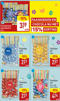  4 9 15 200 450 600 nutri score people nature paas eitjes mix cacaofantasie ge fantasie gevuld paaskoeken 3.99 cocoa fairtrade paaseitjes melk wit puur 