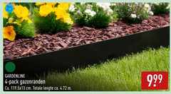  4 gardenline pack gazonranden ca. cm lengte 