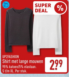  5 super deal shirt lange mouwen katoen elastaan xl stuk 