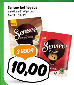  douwe egberts senseo koffiepads 2 zakken 16 36 pads cappuccino 10 00 classic fee 