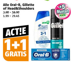  1 14 oral b gillette head shoulders heads classic 5 munten gilet shave gel heures protection pro expert 