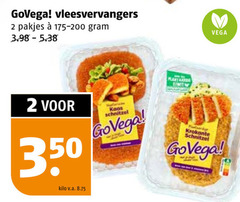  2 350 vleesvervangers vega kilo v.a. kaas schnitzel krokante 